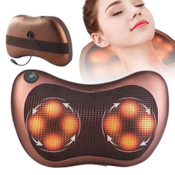 Масажна подушка Massage Pillow, маленька, від мережі та прикурювача