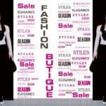 Ламінований пакет із петлевою ручкою 60x50 «БУТИК» (PP-00042)