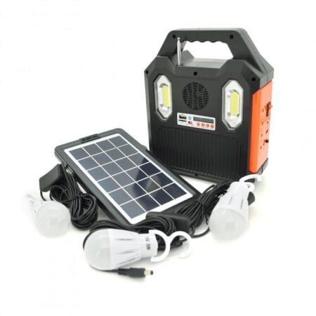 Переносной фонарь RT903BT+Solar, 1 режим+сигнал SOS, Радио+Bluetooth колонка, встроенный аккумулятор (ES-00002)