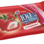 Салфетка влажная «Клубника» 15 шт (LI-00002)