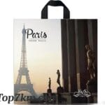 Ламинированный пакет с петлевой ручкой 44x43 «Париж 005» (PP-00014)