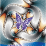 Ламінований пакет із петлевою ручкою 23x29 «БАБОЧКА-БРИЛИАНТ» (PP-00040)