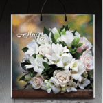 Пакет с пластиковой ручкой 610 Хэппи флоуэрс (PR-00008)