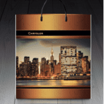 Пакет ламинированный с пластиковой ручкой 40x45 «1357 Крайслер» (PR-00171)