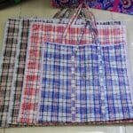 Сумка хозяйственная «Клетка» 50*50*12 (BA-00007)