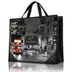 Сумка господарська на блискавці «Нічне місто» No3 (SG-00005)