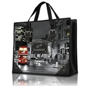 Сумка господарська на блискавці «Нічне місто» No3 (SG-00005)