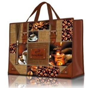 Сумка господарська на блискавці «Кава» No4 (SG-00009)