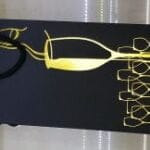 Пакет бумажный «Шампанское» 31*13*8 (BU-00026)