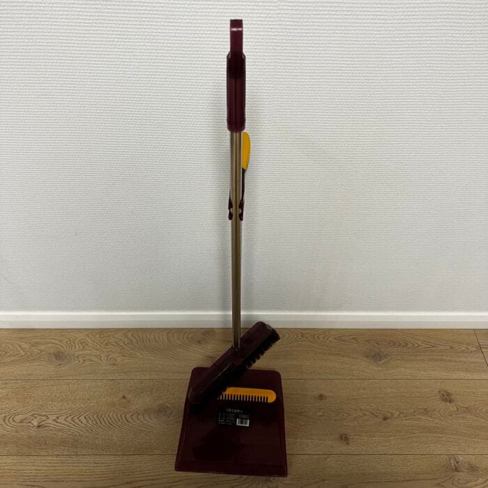 Комплект для прибирання віник із совком «Натуральний ворс» (VS-00024)-2