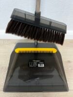 Комплект для прибирання віник із совком «Натуральний ворс» (VS-00024)-5