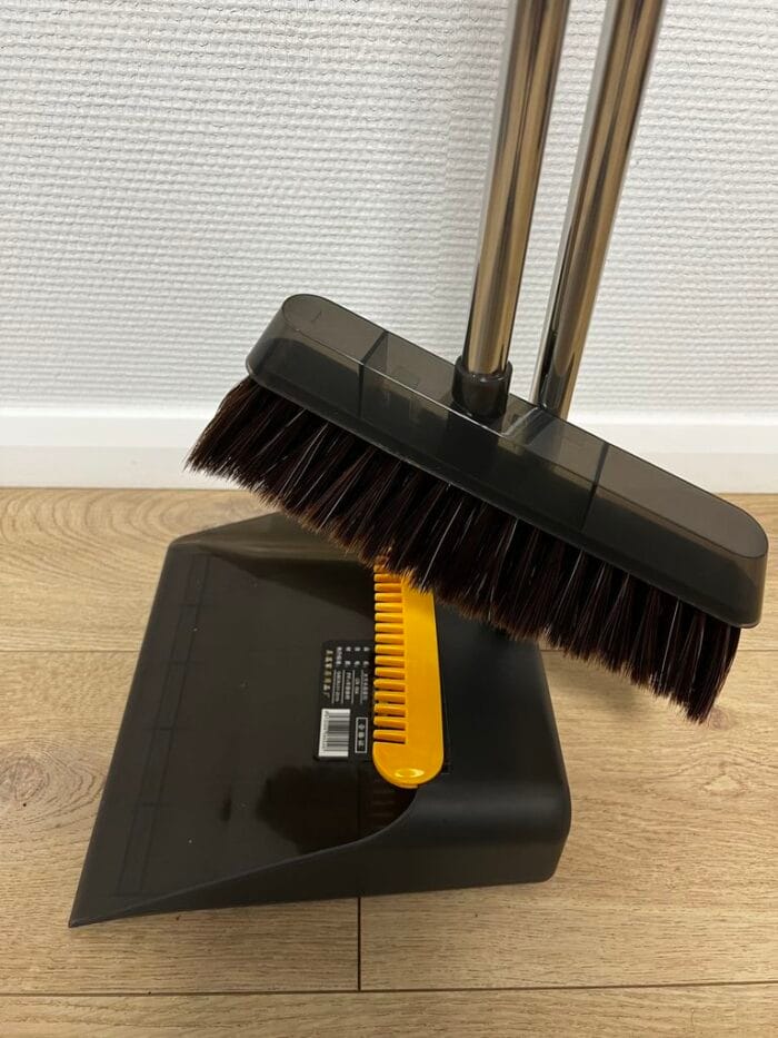 Комплект для прибирання віник із совком «Натуральний ворс» (VS-00024)-6