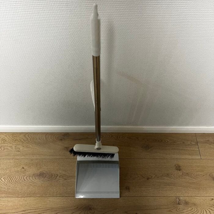 Щетка-веник с совком «С поворотной осью и гребешком» (VS-00021)-3