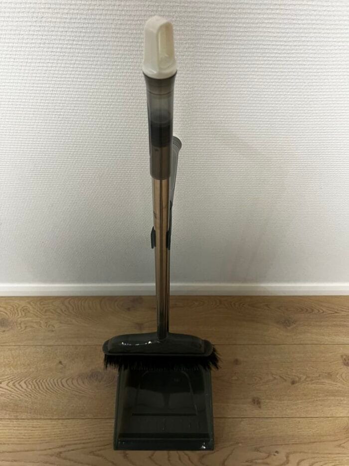 Щетка-веник с совком «Прозрачная плетенка» (VS-00019)-2