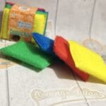 Кухонная губка «Лохматка» 4шт (TR-00003)