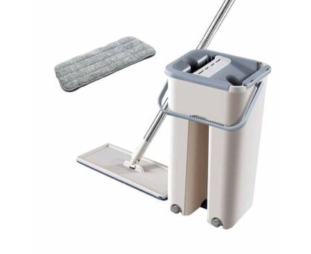 Комплект швабра и ведро с автоматическим отжимом для пола Scratch Cleaning Mop 2 в 1 (HV-00061)