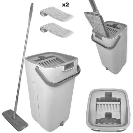 Швабра з відром з автоматичним віджимом для прибирання Mop Scratchх (HV-00062)
